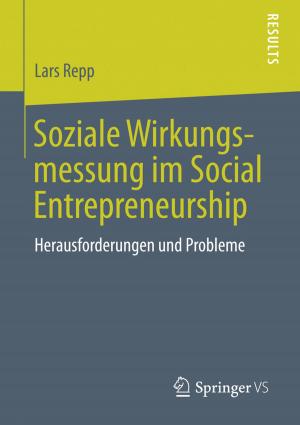 Cover of the book Soziale Wirkungsmessung im Social Entrepreneurship by Bernd Schröder