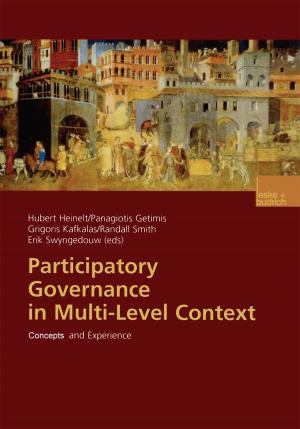 Cover of the book Participatory Governance in Multi-Level Context by 