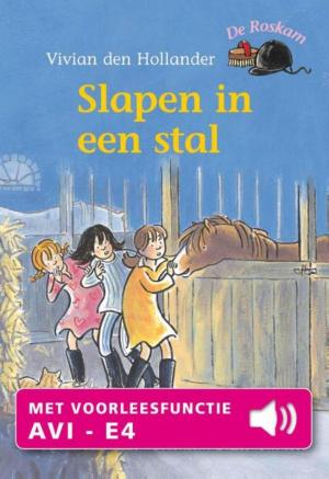 Book cover of Slapen in een stal