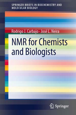 Cover of the book NMR for Chemists and Biologists by Kwang Soo Cho