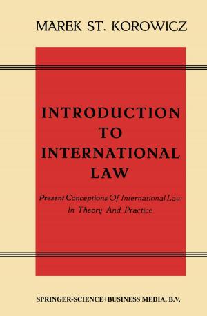 Cover of the book Introduction to International Law by H. Gerfen