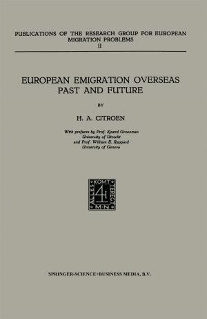 Cover of the book European Emigration Overseas Past and Future by 