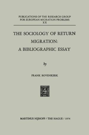 Cover of the book The Sociology of Return Migration: A Bibliographic Essay by M.E. Kronenberg