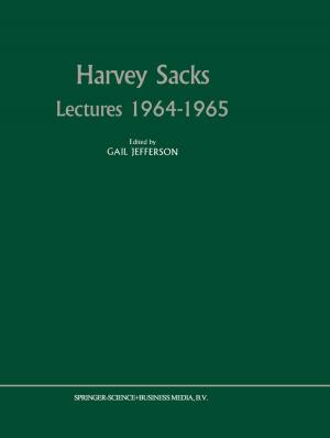 Cover of the book Harvey Sacks Lectures 1964–1965 by Francesco Knechtli, Michael Günther, Michael Peardon