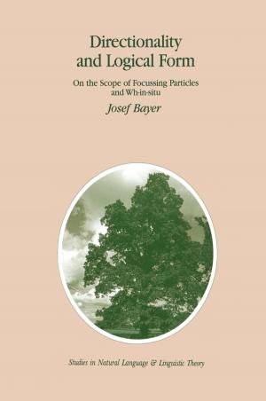 Cover of the book Directionality and Logical Form by John F. May