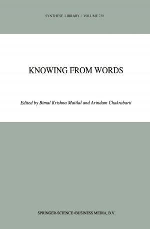 Cover of the book Knowing from Words by Rong Liu
