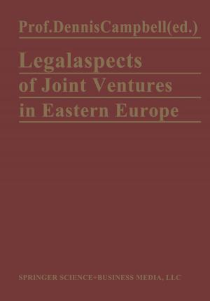 Cover of the book Legal Aspects of Joint Ventures in Eastern Europe by Mark H. Waddicor