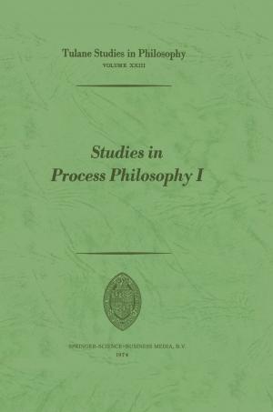 Cover of the book Studies in Process Philosophy I by C.R. Kordig