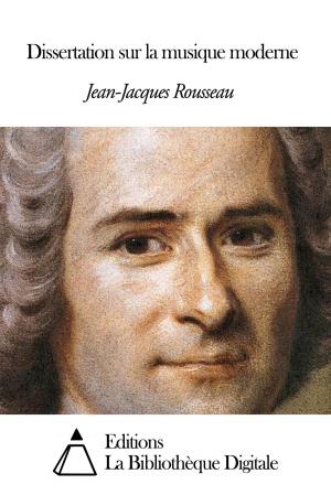 Cover of the book Dissertation sur la musique moderne by Salluste