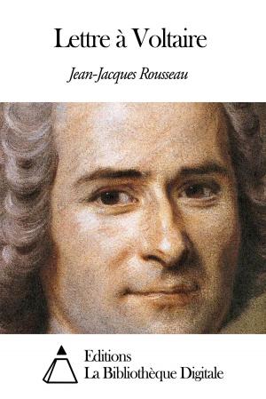 Cover of the book Lettre à Voltaire by Pierre de Ronsard