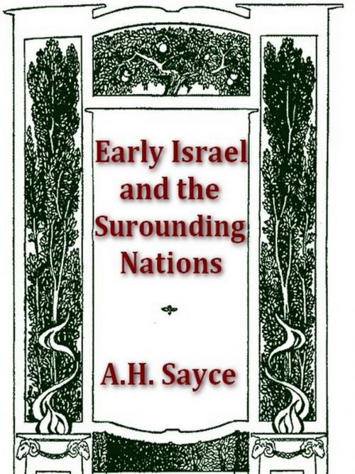 Cover of the book Early Israel and the Surrounding Nations by A. H. Sayce, VolumesOfValue