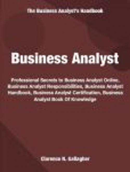 Cover of the book Business Analyst by Clarence Gallagher, Tru Divine Publishing