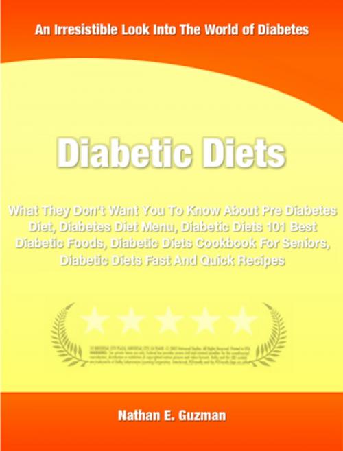 Cover of the book Diabetic Diets by Nathan Guzman, Tru Divine Publishing