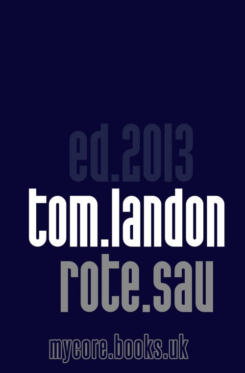 Cover of the book Rote Sau by Tom Landon, mycore LTD