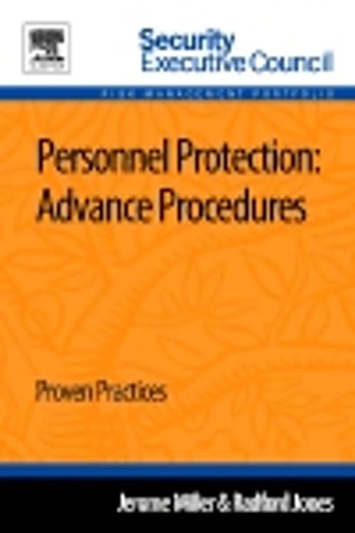 Cover of the book Personnel Protection: Advance Procedures by Jerome Miller, Radford Jones, Elsevier Science
