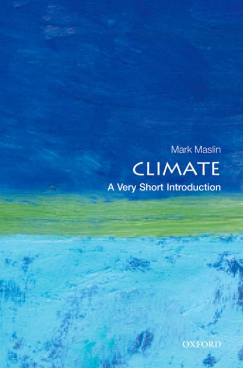 Cover of the book Climate: A Very Short Introduction by Mark Maslin, OUP Oxford