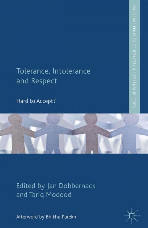 Cover of the book Tolerance, Intolerance and Respect by , Palgrave Macmillan UK