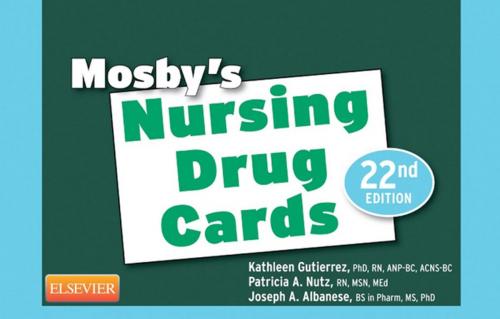 Cover of the book Mosby's Nursing Drug Cards by Mosby, Elsevier Health Sciences