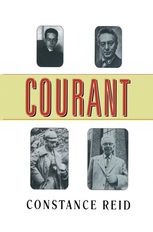 Cover of the book Courant by Constance Reid, Springer New York