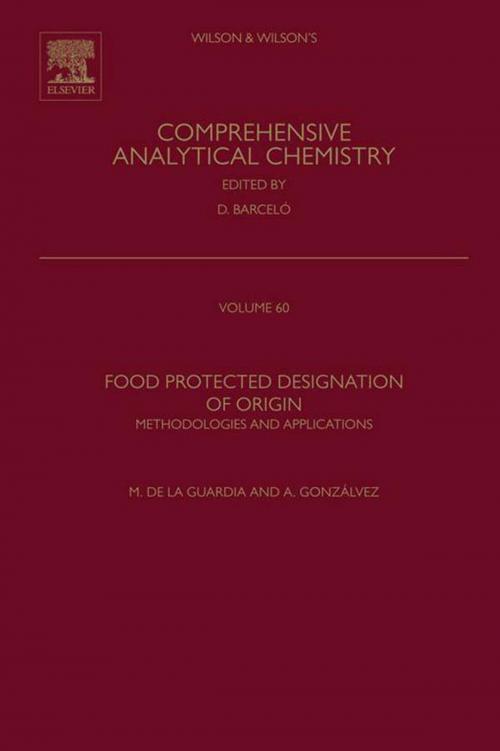Cover of the book Food Protected Designation of Origin by Miguel de la Guardia, Ana Gonzalvez Illueca, Elsevier Science
