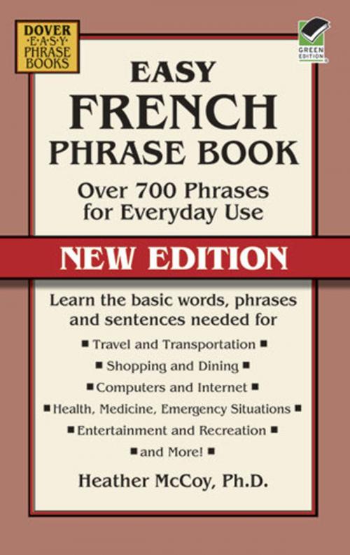 Cover of the book Easy French Phrase Book NEW EDITION by Heather McCoy, Dover Publications