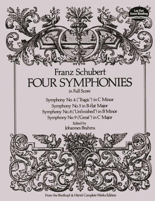 Cover of the book Four Symphonies in Full Score by Franz Schubert, Dover Publications