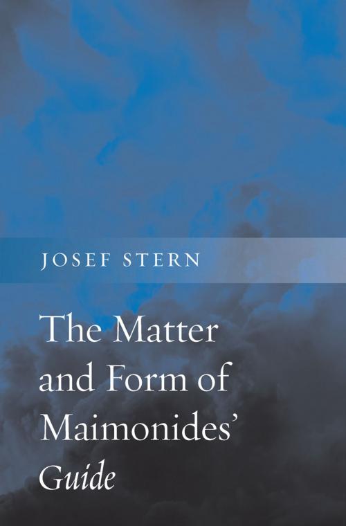 Cover of the book The Matter and Form of Maimonides' Guide by Josef Stern, Harvard University Press