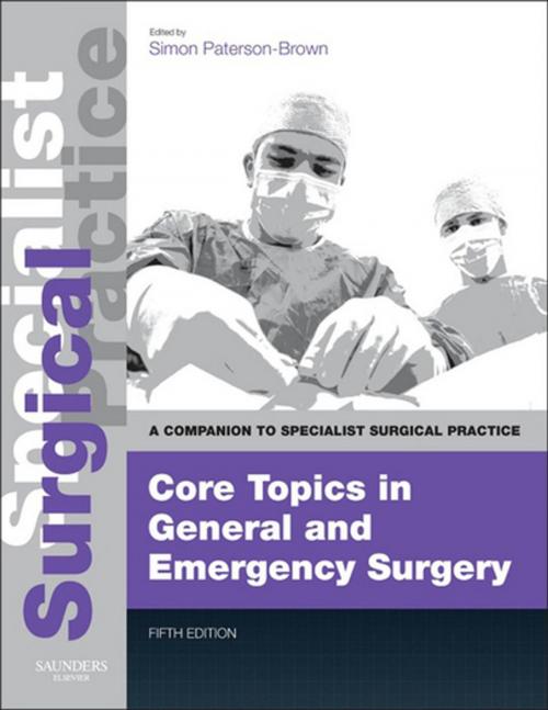Cover of the book Core Topics in General & Emergency Surgery E-Book by , Elsevier Health Sciences