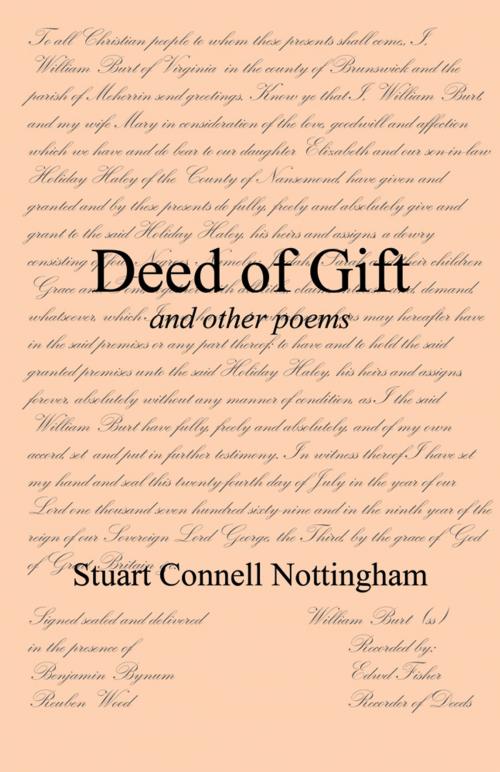 Cover of the book Deed of Gift by Nottingham, Stuart Connell, Infinity Publishing