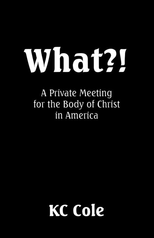 Cover of the book What?! (A Private Meeting for the Body of Christ in America) by Cole, K.C., Infinity Publishing