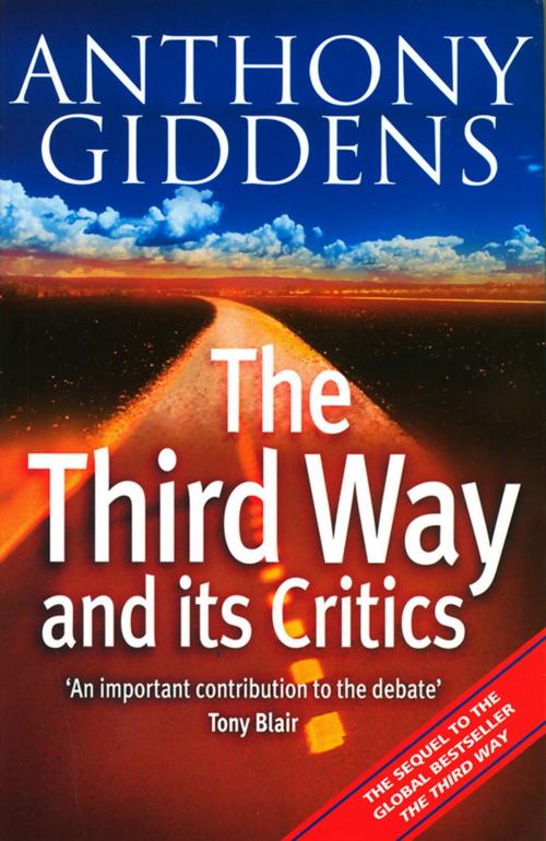 Cover of the book The Third Way and its Critics by Anthony Giddens, Wiley
