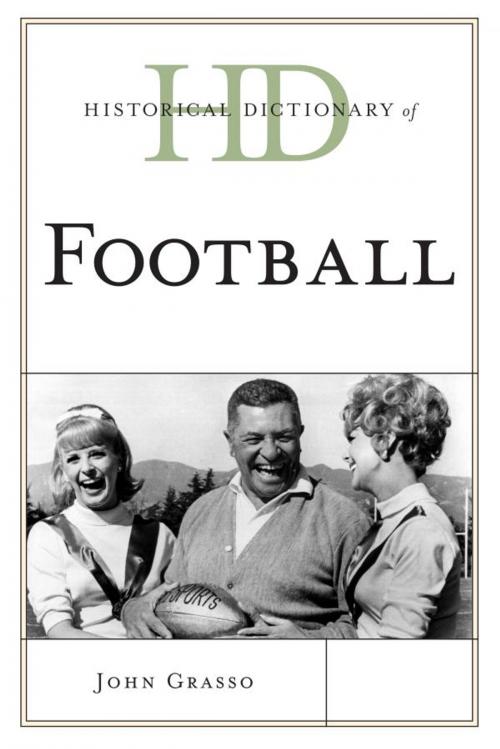 Cover of the book Historical Dictionary of Football by John Grasso, Scarecrow Press