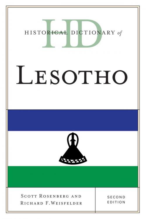 Cover of the book Historical Dictionary of Lesotho by Scott Rosenberg, Richard F. Weisfelder, Scarecrow Press