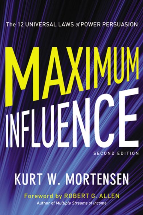 Cover of the book Maximum Influence by Kurt Mortensen, AMACOM