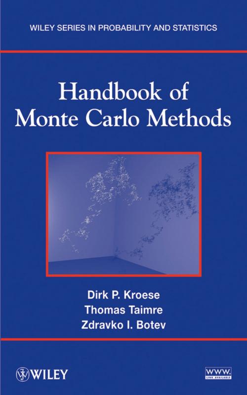 Cover of the book Handbook of Monte Carlo Methods by Dirk P. Kroese, Thomas Taimre, Zdravko I. Botev, Wiley