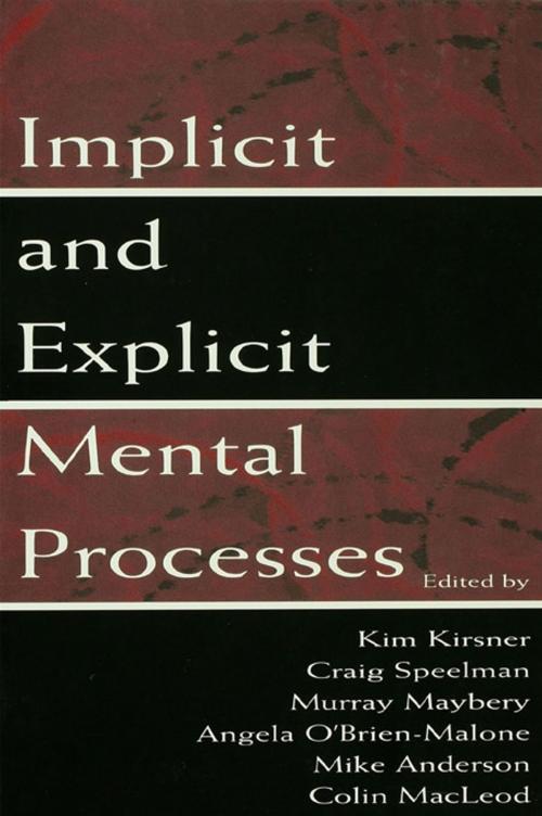 Cover of the book Implicit and Explicit Mental Processes by , Taylor and Francis
