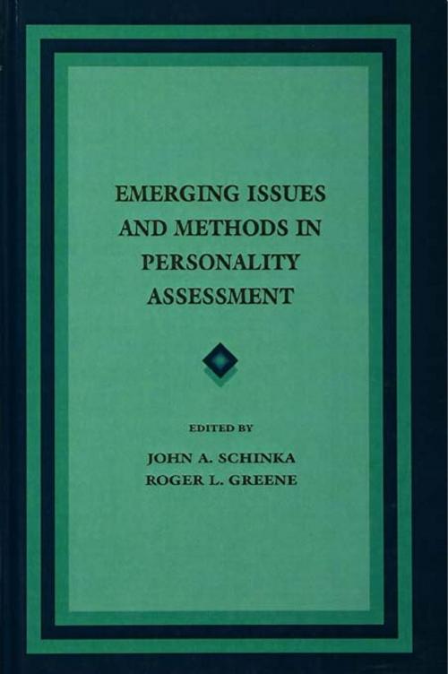 Cover of the book Emerging Issues and Methods in Personality Assessment by , Taylor and Francis