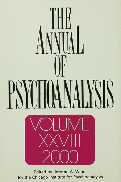 Cover of the book The Annual of Psychoanalysis, V. 28 by , Taylor and Francis