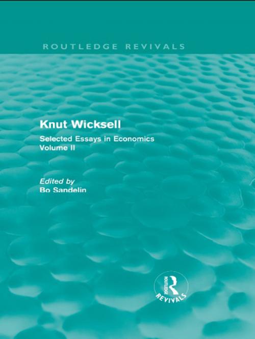 Cover of the book Knut Wicksell by , Taylor and Francis