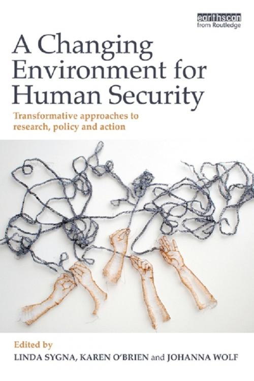 Cover of the book A Changing Environment for Human Security by , Taylor and Francis