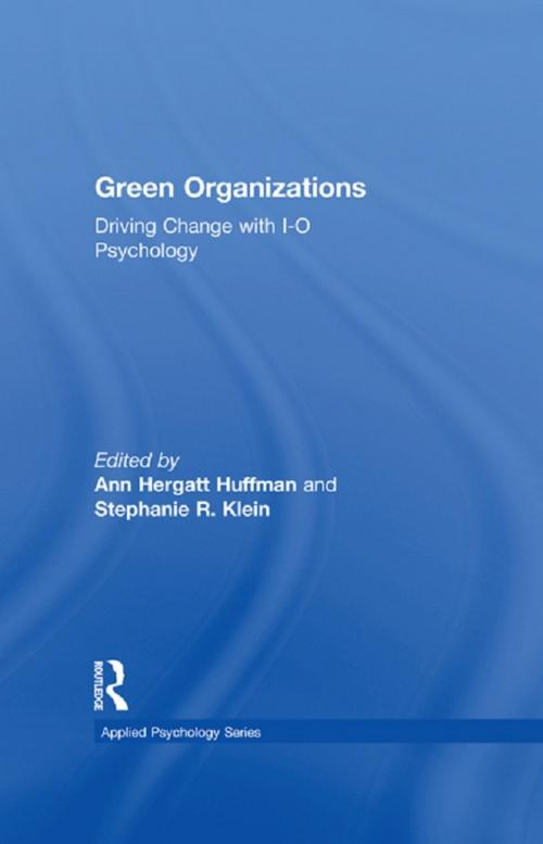 Cover of the book Green Organizations by , Taylor and Francis