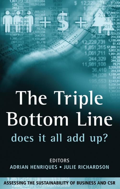 Cover of the book The Triple Bottom Line by , Taylor and Francis
