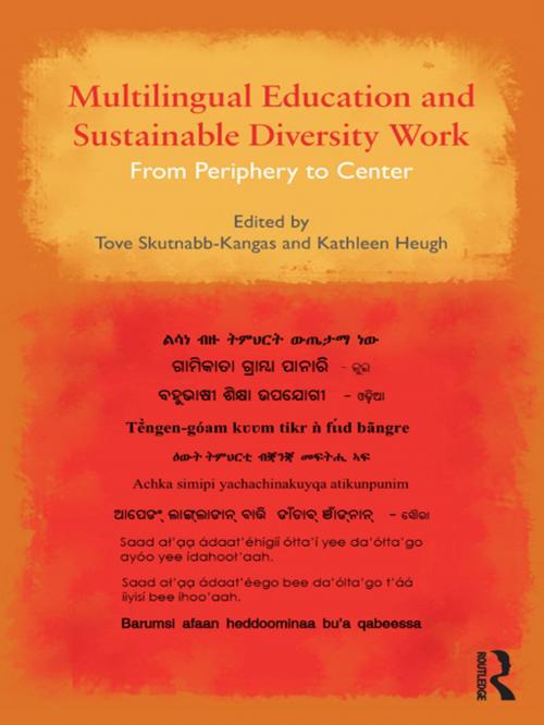 Cover of the book Multilingual Education and Sustainable Diversity Work by , Taylor and Francis