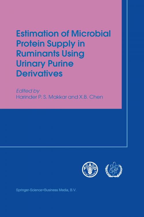 Cover of the book Estimation of Microbial Protein Supply in Ruminants Using Urinary Purine Derivatives by , Springer Netherlands