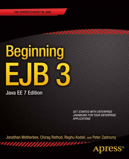 Cover of the book Beginning EJB 3 by Jonathan Wetherbee, Raghu Kodali, Chirag  Rathod, Peter Zadrozny, Apress