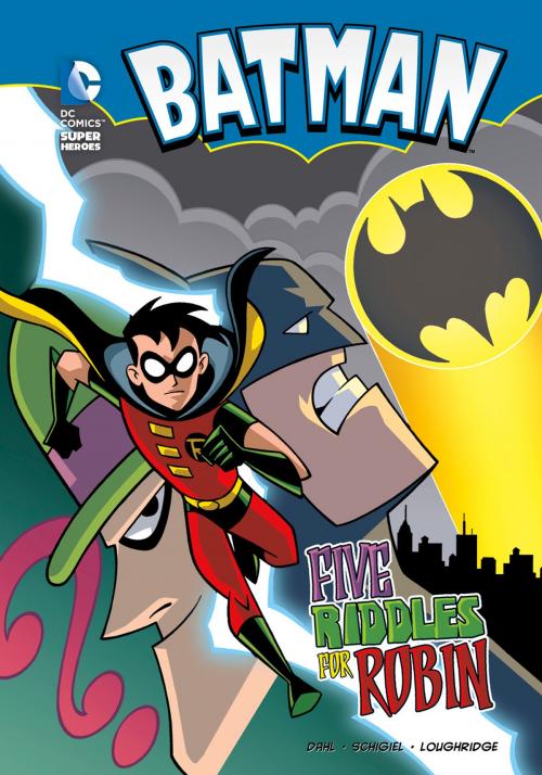 Cover of the book Batman: Five Riddles for Robin by Michael Dahl, Capstone
