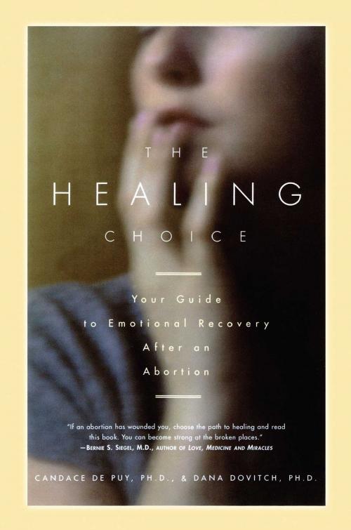 Cover of the book The HEALING CHOICE by Candace De puy, Ph.D., Dana Dovitch, Ph.D., Atria Books