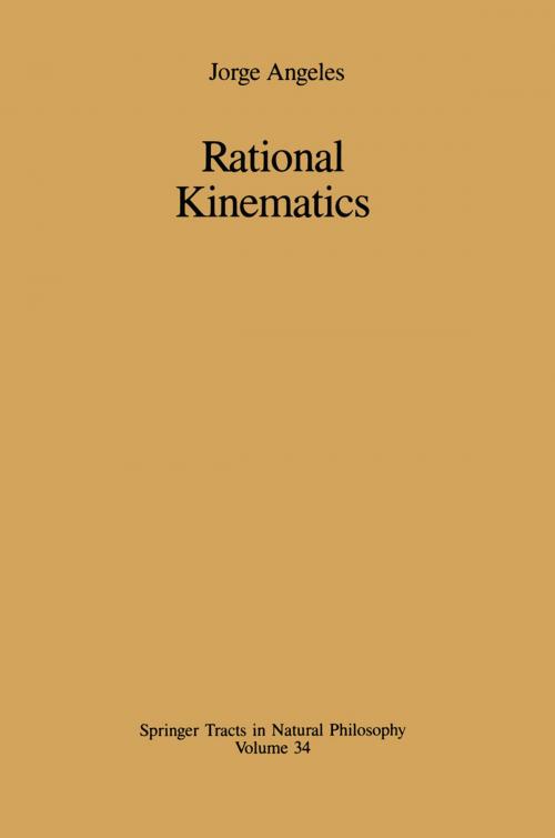 Cover of the book Rational Kinematics by Jorge Angeles, Springer New York
