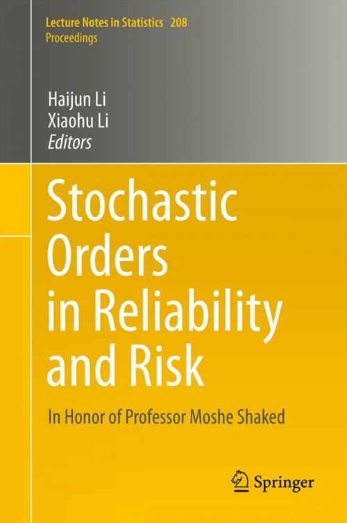Cover of the book Stochastic Orders in Reliability and Risk by , Springer New York