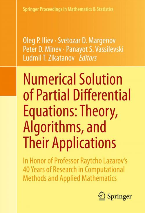 Cover of the book Numerical Solution of Partial Differential Equations: Theory, Algorithms, and Their Applications by , Springer New York